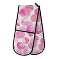thumbnail image 1 of Dailycode Double Sided Oven Mitt with Loop Heat Resistant Kitchen Long Potholders 7" x 35" Circles and Polka Dots, 1 of 6
