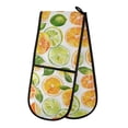 thumbnail image 1 of Dailycode Double Sided Oven Mitt with Loop Heat Resistant Kitchen Long Potholders 7" x 35" Citrus Fruits and Leaves, 1 of 6