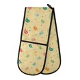 thumbnail image 1 of Dailycode Double Sided Oven Mitt with Loop Heat Resistant Kitchen Long Potholders 7" x 35" Colorful Birds and Stars, 1 of 6