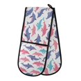 thumbnail image 1 of Dailycode Double Sided Oven Mitt with Loop Heat Resistant Kitchen Long Potholders 7" x 35" Colorful Cute Dolphin, 1 of 6