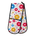 thumbnail image 1 of Dailycode Double Sided Oven Mitt with Loop Heat Resistant Kitchen Long Potholders 7" x 35" Colorful Dot and Circles, 1 of 6