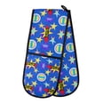 thumbnail image 1 of Dailycode Double Sided Oven Mitt with Loop Heat Resistant Kitchen Long Potholders 7" x 35" Colorful Star, 1 of 6