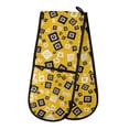 thumbnail image 1 of Dailycode Double Sided Oven Mitt with Loop Heat Resistant Kitchen Long Potholders 7" x 35" Cube Drop, 1 of 6