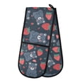 thumbnail image 1 of Dailycode Double Sided Oven Mitt with Loop Heat Resistant Kitchen Long Potholders 7" x 35" Cute Bear and Strawberry, 1 of 6