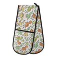 thumbnail image 1 of Dailycode Double Sided Oven Mitt with Loop Heat Resistant Kitchen Long Potholders 7" x 35" Cute Cartoon Dinosaurs Leaf, 1 of 6