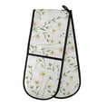 thumbnail image 1 of Dailycode Double Sided Oven Mitt with Loop Heat Resistant Kitchen Long Potholders 7" x 35" Cute Daisies and Leaves, 1 of 6
