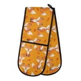 thumbnail image 1 of Dailycode Double Sided Oven Mitt with Loop Heat Resistant Kitchen Long Potholders 7" x 35" Cute Fox, 1 of 6