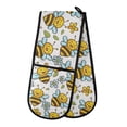 thumbnail image 1 of Dailycode Double Sided Oven Mitt with Loop Heat Resistant Kitchen Long Potholders 7" x 35" Cute Funny Bee, 1 of 6
