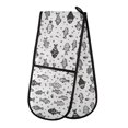 thumbnail image 1 of Dailycode Double Sided Oven Mitt with Loop Heat Resistant Kitchen Long Potholders 7" x 35" Cute Line Fishes, 1 of 6