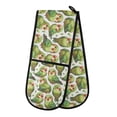 thumbnail image 1 of Dailycode Double Sided Oven Mitt with Loop Heat Resistant Kitchen Long Potholders 7" x 35" Cute Parrots Bird, 1 of 6