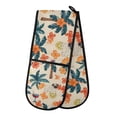 thumbnail image 1 of Dailycode Double Sided Oven Mitt with Loop Heat Resistant Kitchen Long Potholders 7" x 35" Cute Pug Dog and Flower, 1 of 6