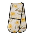 thumbnail image 1 of Dailycode Double Sided Oven Mitt with Loop Heat Resistant Kitchen Long Potholders 7" x 35" Daffodils Flower, 1 of 6