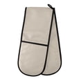 thumbnail image 1 of Dailycode Double Sided Oven Mitt with Loop Heat Resistant Kitchen Long Potholders 7" x 35" Eggshell, 1 of 6