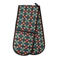 thumbnail image 1 of Dailycode Double Sided Oven Mitt with Loop Heat Resistant Kitchen Long Potholders 7" x 35" Fantasy Mandala, 1 of 6