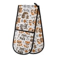 thumbnail image 1 of Dailycode Double Sided Oven Mitt with Loop Heat Resistant Kitchen Long Potholders 7" x 35" Fox Rabbit Squirrel, 1 of 6