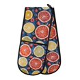 thumbnail image 1 of Dailycode Double Sided Oven Mitt with Loop Heat Resistant Kitchen Long Potholders 7" x 35" Grapefruit Orange Lemon Berry, 1 of 6