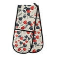 thumbnail image 1 of Dailycode Double Sided Oven Mitt with Loop Heat Resistant Kitchen Long Potholders 7" x 35" Heart and Leaf, 1 of 6