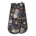 thumbnail image 1 of Dailycode Double Sided Oven Mitt with Loop Heat Resistant Kitchen Long Potholders 7" x 35" Hedgehog Carrying Fruit, 1 of 6