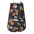 thumbnail image 1 of Dailycode Double Sided Oven Mitt with Loop Heat Resistant Kitchen Long Potholders 7" x 35" Hummingbirds and Flowers, 1 of 6