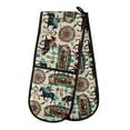 thumbnail image 1 of Dailycode Double Sided Oven Mitt with Loop Heat Resistant Kitchen Long Potholders 7" x 35" Indian Horse, 1 of 6