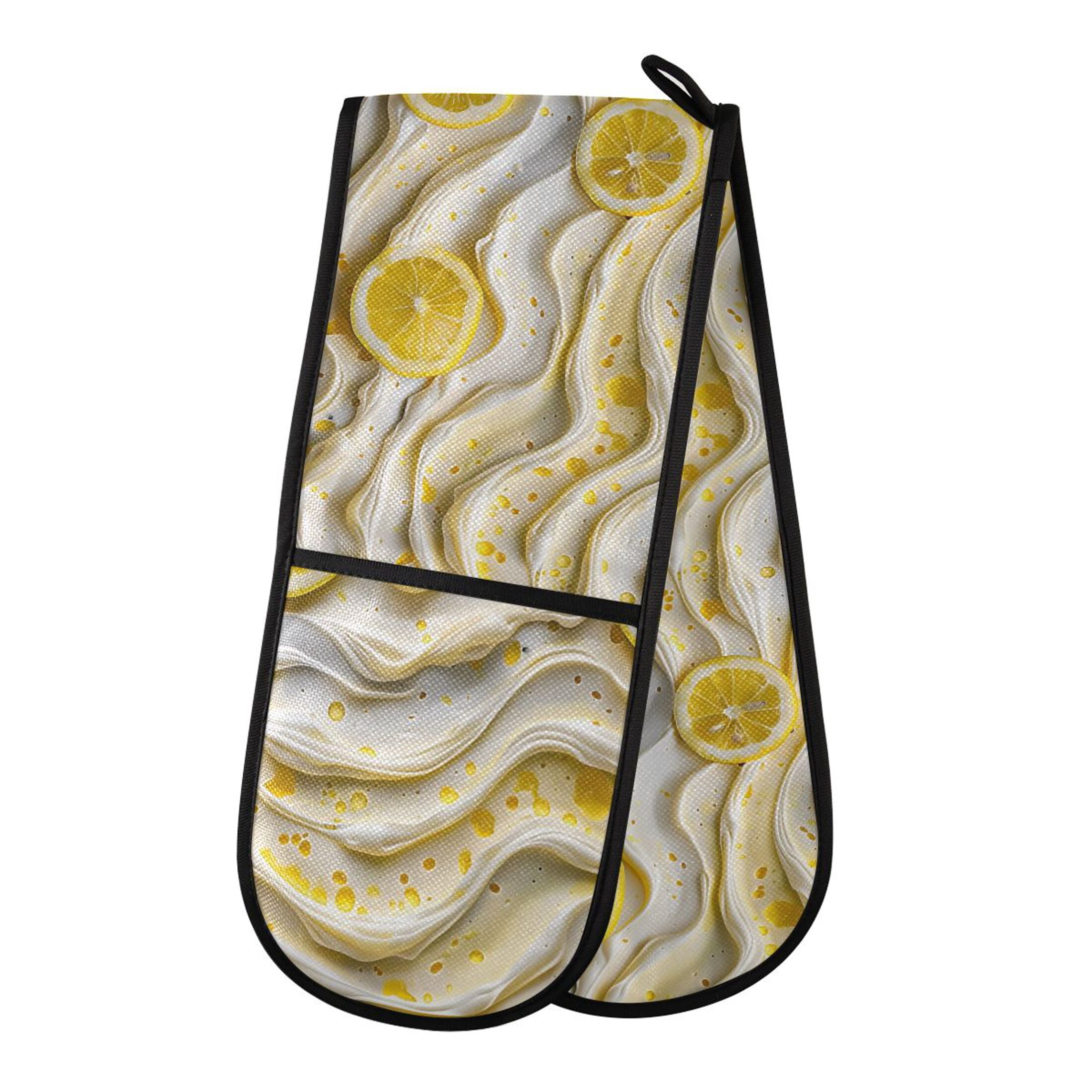 Dailycode Double Sided Oven Mitt with Loop Heat Resistant Kitchen Long ...