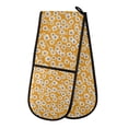 thumbnail image 1 of Dailycode Double Sided Oven Mitt with Loop Heat Resistant Kitchen Long Potholders 7" x 35" Little Beautiful Daisies, 1 of 6