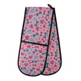 thumbnail image 1 of Dailycode Double Sided Oven Mitt with Loop Heat Resistant Kitchen Long Potholders 7" x 35" Love Heart Bones Paw Star, 1 of 6