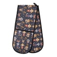 thumbnail image 1 of Dailycode Double Sided Oven Mitt with Loop Heat Resistant Kitchen Long Potholders 7" x 35" Pirate Civet Cat and Leaf, 1 of 6