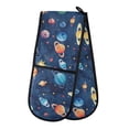 thumbnail image 1 of Dailycode Double Sided Oven Mitt with Loop Heat Resistant Kitchen Long Potholders 7" x 35" Planets Star Sun, 1 of 6