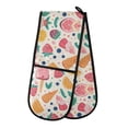 thumbnail image 1 of Dailycode Double Sided Oven Mitt with Loop Heat Resistant Kitchen Long Potholders 7" x 35" Strawberry Orange Blueberry Leaf, 1 of 6