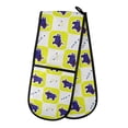 thumbnail image 1 of Dailycode Double Sided Oven Mitt with Loop Heat Resistant Kitchen Long Potholders 7" x 35" Strong Bull and Horn, 1 of 6