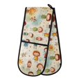 thumbnail image 1 of Dailycode Double Sided Oven Mitt with Loop Heat Resistant Kitchen Long Potholders 7" x 35" Sun and Kids, 1 of 6