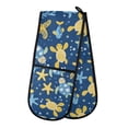thumbnail image 1 of Dailycode Double Sided Oven Mitt with Loop Heat Resistant Kitchen Long Potholders 7" x 35" Turtle Starfish Fish Seaweed, 1 of 6