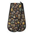 thumbnail image 1 of Dailycode Double Sided Oven Mitt with Loop Heat Resistant Kitchen Long Potholders 7" x 35" Turtle and Leaf, 1 of 6