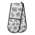 thumbnail image 1 of Dailycode Double Sided Oven Mitt with Loop Heat Resistant Kitchen Long Potholders 7" x 35" Various Pose Koalas, 1 of 6