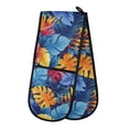 thumbnail image 1 of Dailycode Double Sided Oven Mitt with Loop Heat Resistant Kitchen Long Potholders 7" x 35" Vibrant Leave, 1 of 6