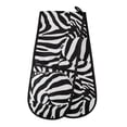 thumbnail image 1 of Dailycode Double Sided Oven Mitt with Loop Heat Resistant Kitchen Long Potholders 7" x 35" Zebra Stripe, 1 of 6