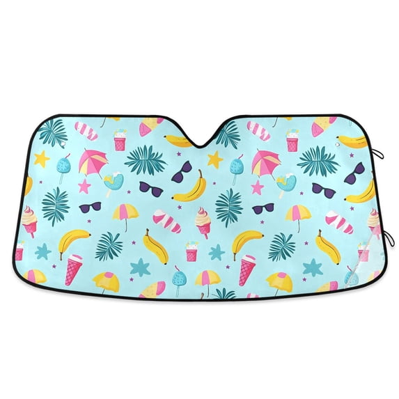 Dailycode Foldable Car Windshield Sun Shade Front Window Visor Blocks ...