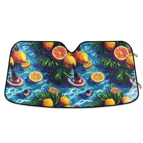 Dailycode Foldable Car Windshield Sun Shade Front Window Visor Blocks ...