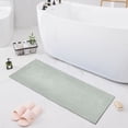 thumbnail image 1 of Dailycode Grayish Green Bathroom Rugs Non Slip Absorbent Soft Plush Quick Dry Bath Mat, 39"x20", 1 of 8