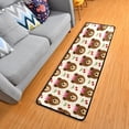 thumbnail image 1 of Dailycode Hallway Runner Rug 2x6 Non Slip Absorbent Soft Floor Mat for Home Kitchen Bedroom Entrance Bear Bow Cherry, 1 of 7