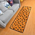 thumbnail image 1 of Dailycode Hallway Runner Rug 2x6 Non Slip Absorbent Soft Floor Mat for Home Kitchen Bedroom Entrance Black Halloween Pumpkin Face, 1 of 7
