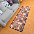 thumbnail image 1 of Dailycode Hallway Runner Rug 2x6 Non Slip Absorbent Soft Floor Mat for Home Kitchen Bedroom Entrance Cats Face, 1 of 7