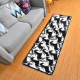 thumbnail image 1 of Dailycode Hallway Runner Rug 2x6 Non Slip Absorbent Soft Floor Mat for Home Kitchen Bedroom Entrance Horse Silhouette, 1 of 7