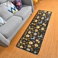 thumbnail image 1 of Dailycode Hallway Runner Rug 2x6 Non Slip Absorbent Soft Floor Mat for Home Kitchen Bedroom Entrance Lion Zebra Giraffe Leaf, 1 of 7
