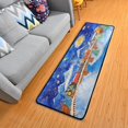 thumbnail image 1 of Dailycode Hallway Runner Rug 2x6 Non Slip Absorbent Soft Floor Mat for Home Kitchen Bedroom Entrance Train in Winter, 1 of 7