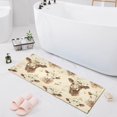 thumbnail image 1 of Dailycode Highland Cattle with Garland Bathroom Rugs Non Slip Absorbent Soft Plush Quick Dry Bath Mat, 39"x20", 1 of 8