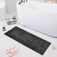 thumbnail image 1 of Dailycode Light Black Mysterious Swirling Plants Bathroom Rugs Non Slip Absorbent Soft Plush Quick Dry Bath Mat, 39"x20", 1 of 8