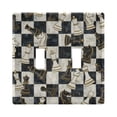 thumbnail image 1 of Dailycode Light Switch Plate Covers 2 Gang Wall Plate Plastics Outlet Covers for Kitchen Home Office Decor Chess Board and Pieces, 1 of 8