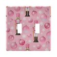 thumbnail image 1 of Dailycode Light Switch Plate Covers 2 Gang Wall Plate Plastics Outlet Covers for Kitchen Home Office Decor Christmas Ball Snowflakes Nutcrackers, 1 of 8